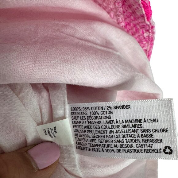 Lilly Pulitzer for Target Pink Lace Textured Trim Dress Sz 2‎ Cotton Blend - Picture 10 of 11